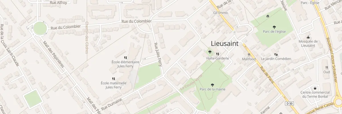 Plan du 14 Rue Dumaine à Lieusaint