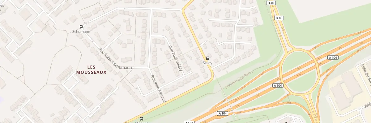 Plan du 26 Rue Paul Valery à Villepinte