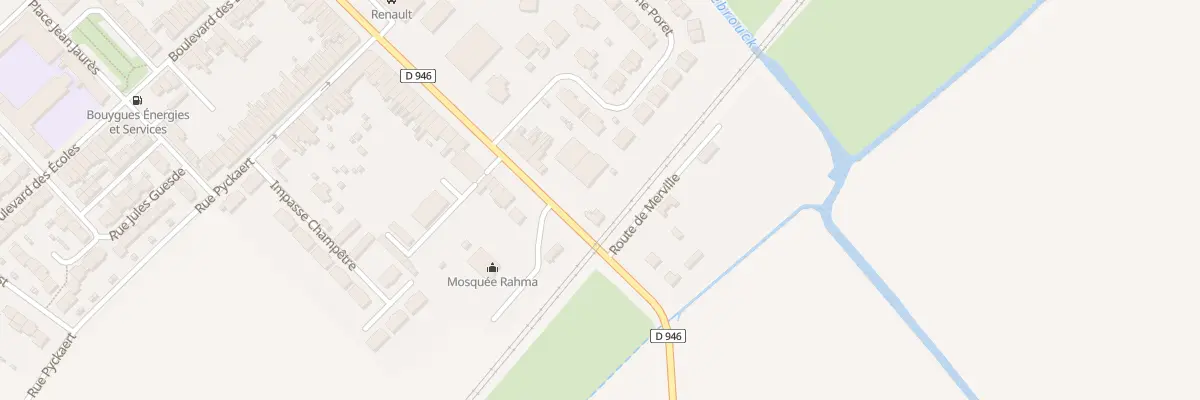Plan du 219 Rue de Merville à Hazebrouck