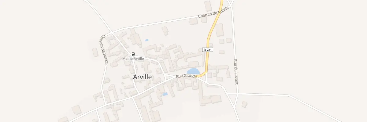 Plan du 6 Rue Grande à Arville