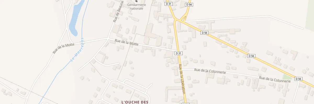 Plan du 3 Rue de la Motte à Corbeilles