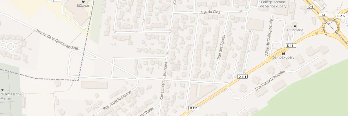 Plan du 77 Rue Danielle Casanova à Ormesson-sur-Marne
