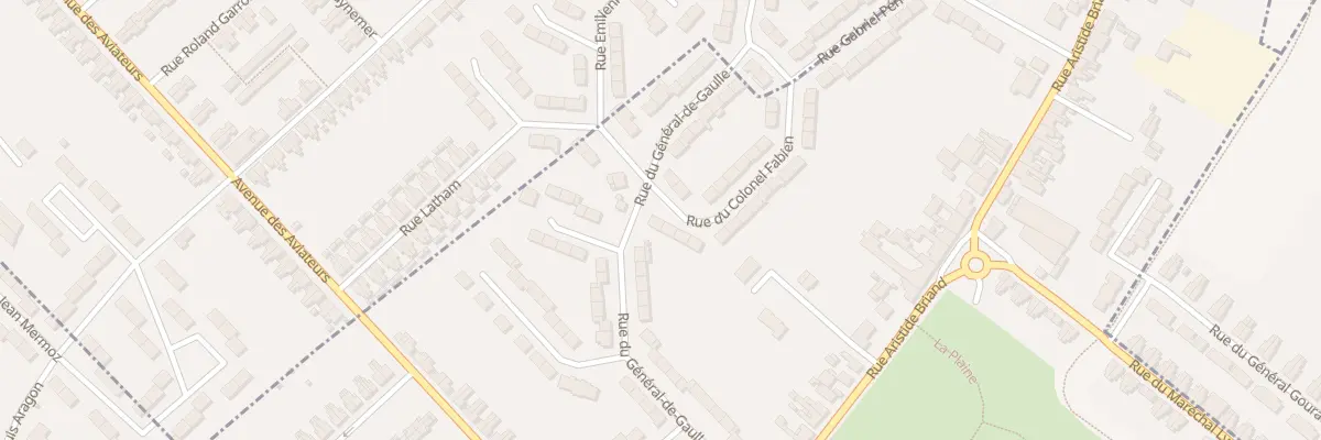 Plan du 2 Rue du Colonel Fabien à Houdain
