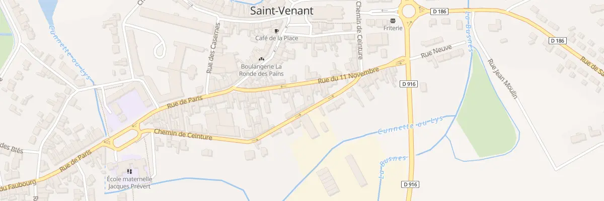 Plan du 18 Rue du 11 Novembre à Saint-Venant