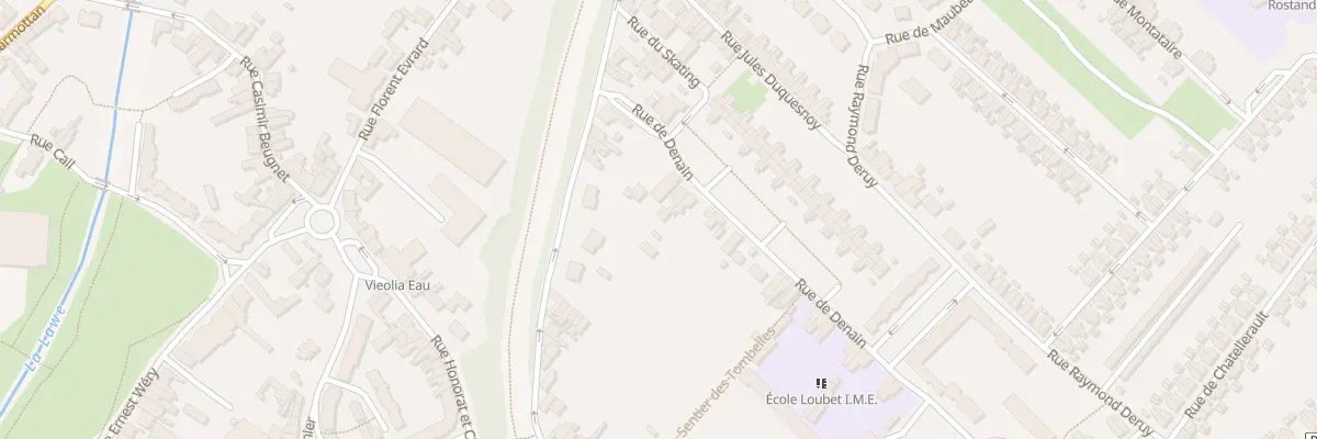 Plan du 114 Rue de Denain à Bruay-la-Buissière