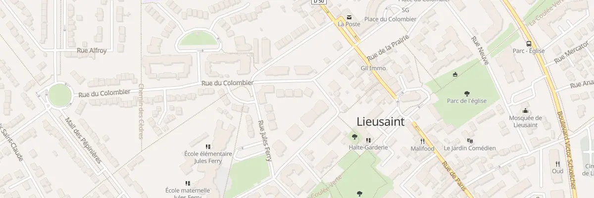Plan du 7 Rue du Colombier à Lieusaint