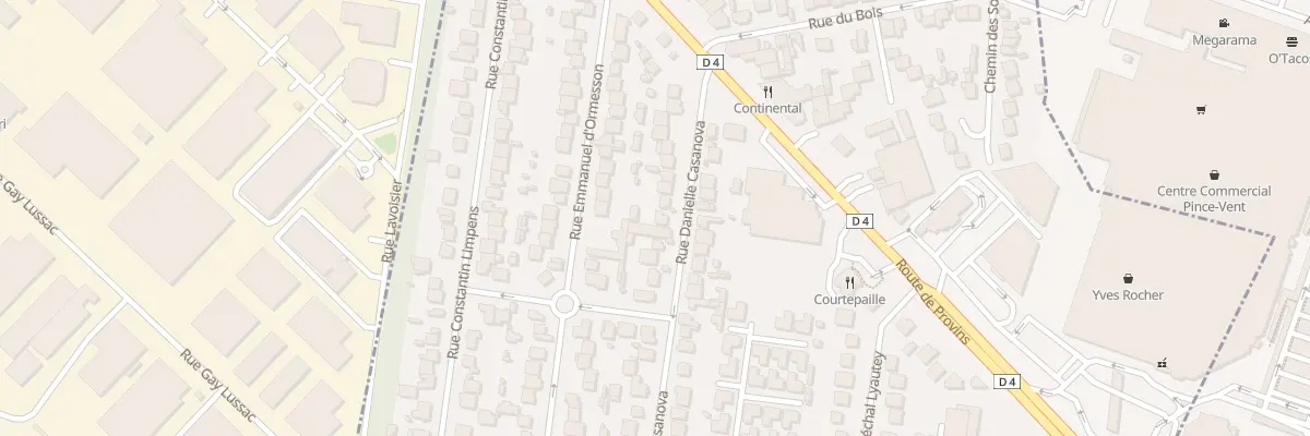 Plan du 20 Rue Danielle Casanova à Ormesson-sur-Marne