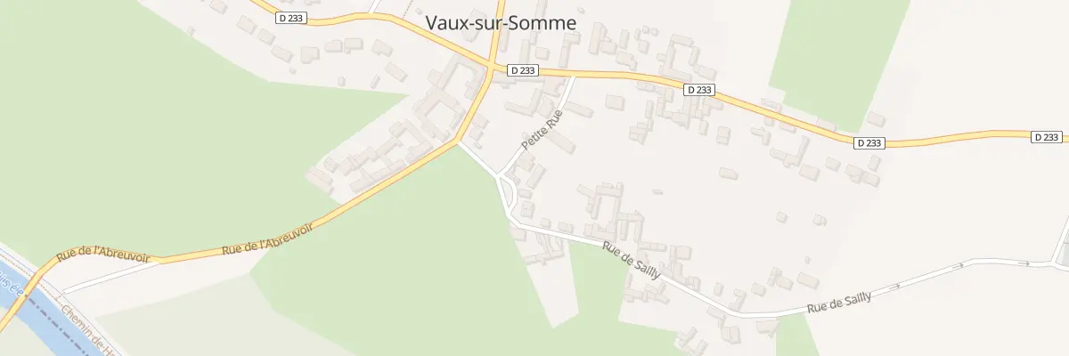 Plan du 1 Rue de Sailly à Vaux-sur-Somme