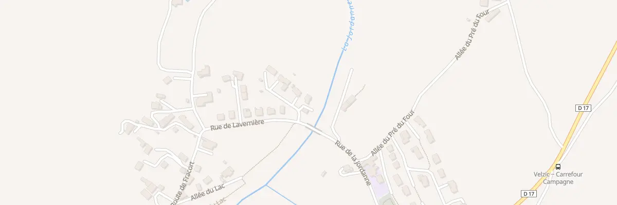 Plan du 2 Imp de la Chaussée Rouge à Velzic