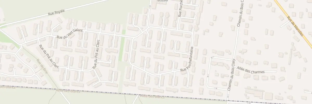 Plan du 74 Rue Porche-fontaine à Sucy-en-Brie