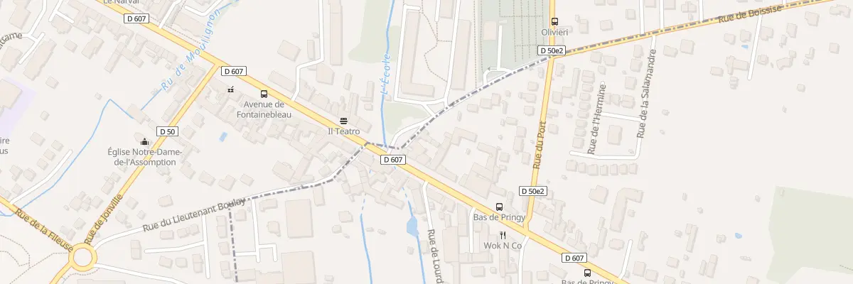Plan du 4 Rue du Vieux Moulin à Pringy