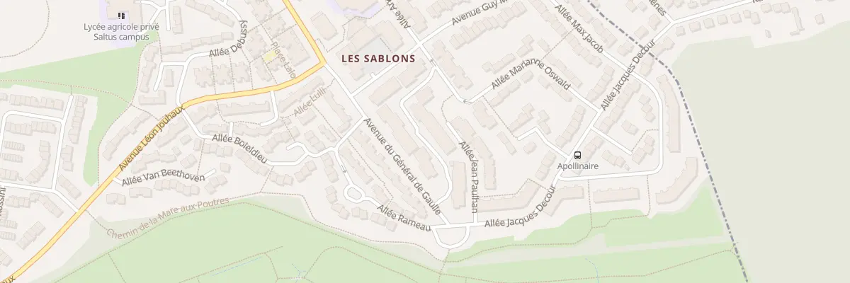 Plan du 2 Av Guy Mollet à Sevran