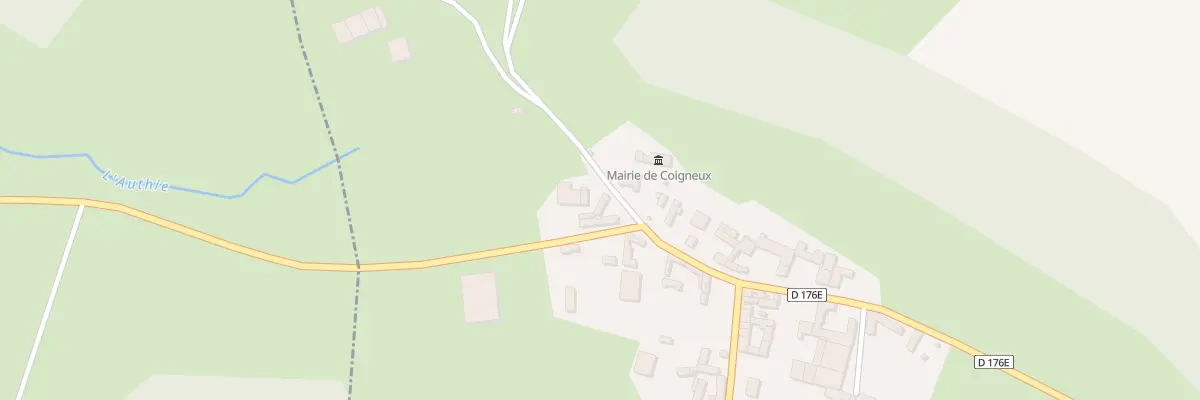 Plan du 12 Rue de Couin à Coigneux