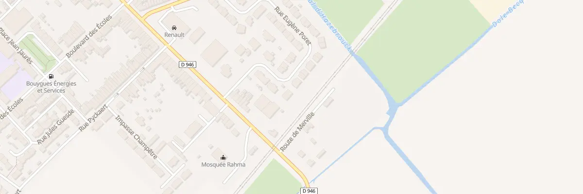 Plan du 18 Rue Eugène Poret à Hazebrouck