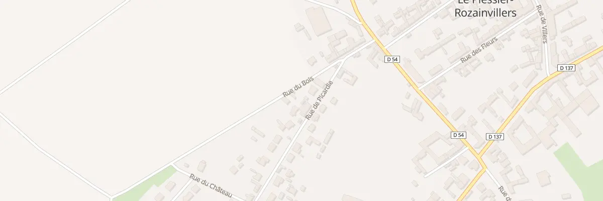 Plan du 14 Rue de Picardie au Plessier-Rozainvillers