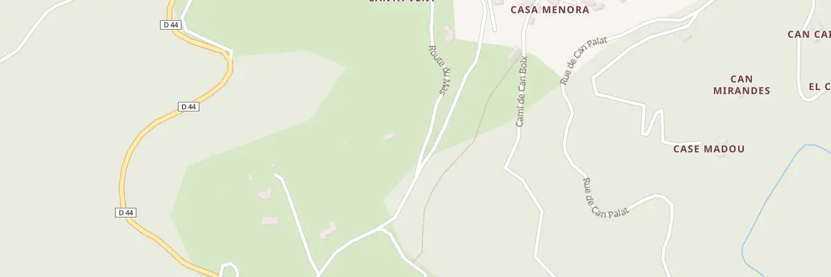 Plan du 238 Le Mas à Serralongue