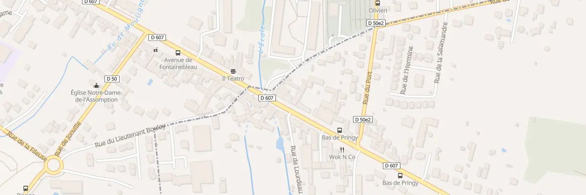 Plan du 6 Av de Fontainebleau à Pringy