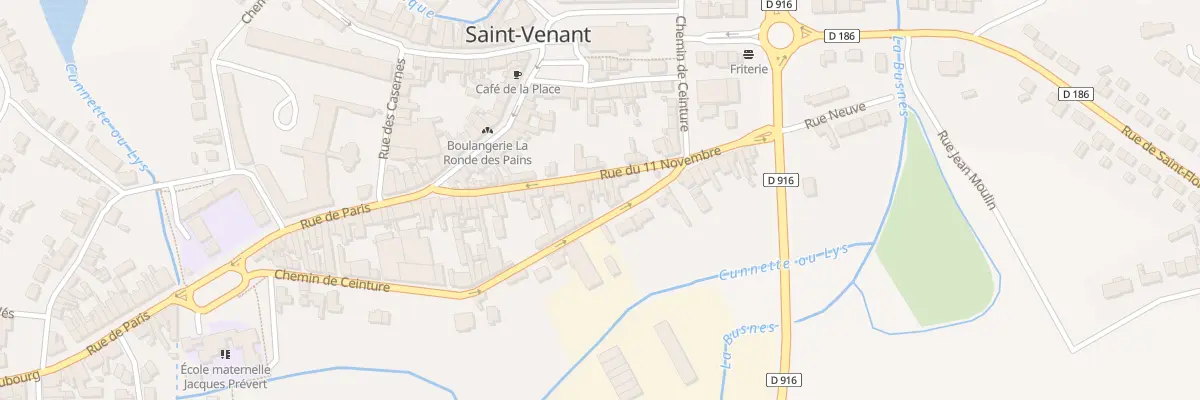 Plan du 22 Rue du 11 Novembre à Saint-Venant