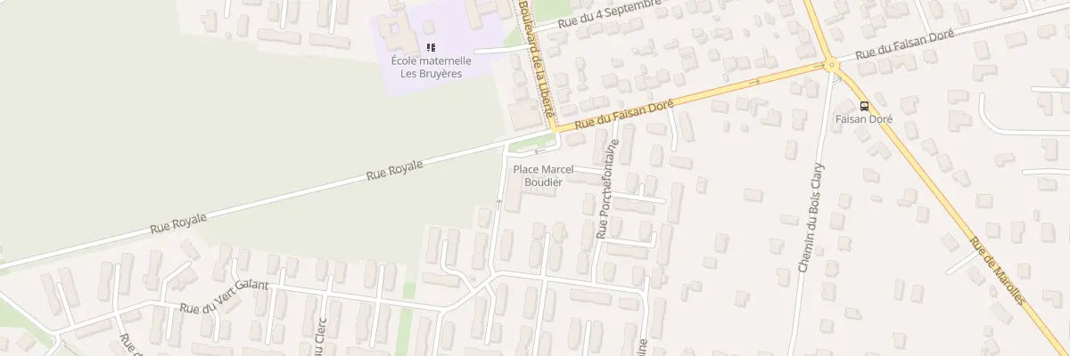 Plan du 6 Rue Faisan Dore à Sucy-en-Brie