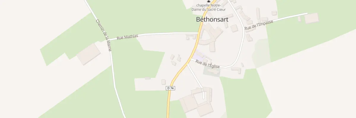 Plan du 6 Rue Grande à Béthonsart