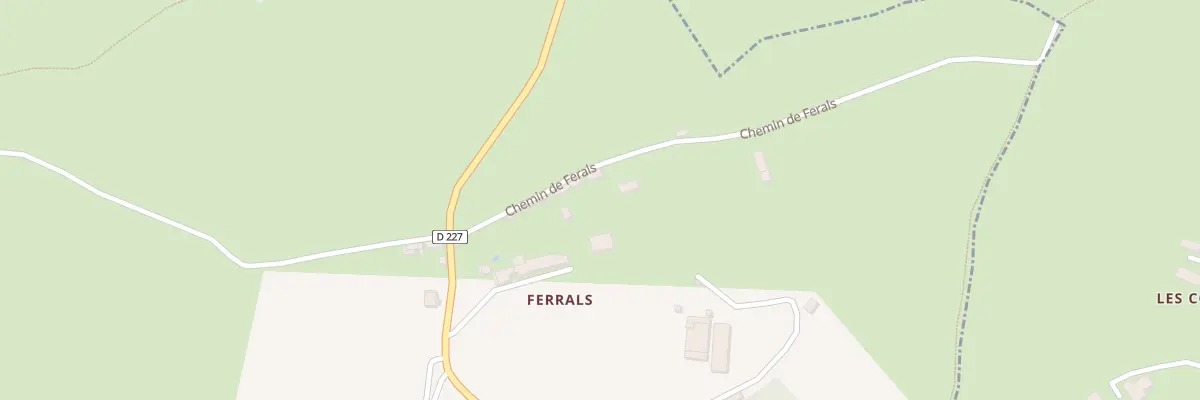 Plan du 5559A Ferals à Salles-la-Source