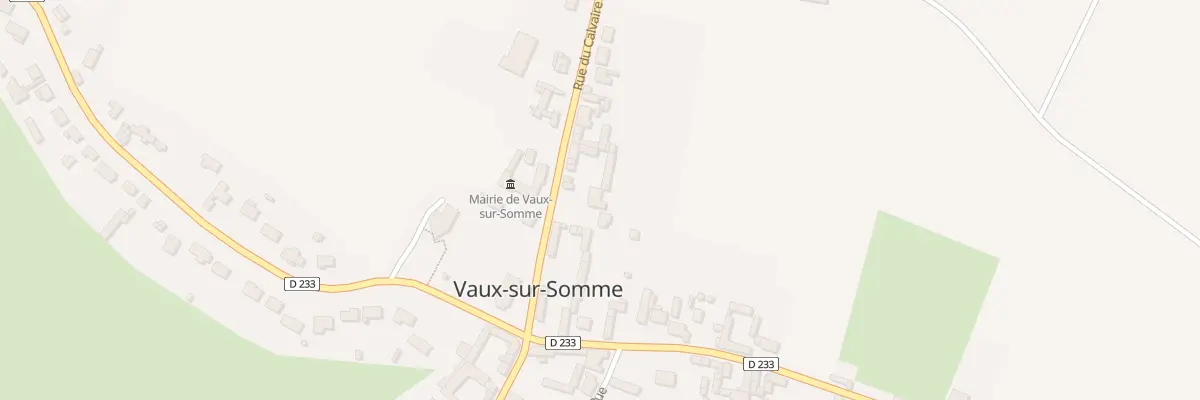 Plan du 10 Rue du Calvaire à Vaux-sur-Somme
