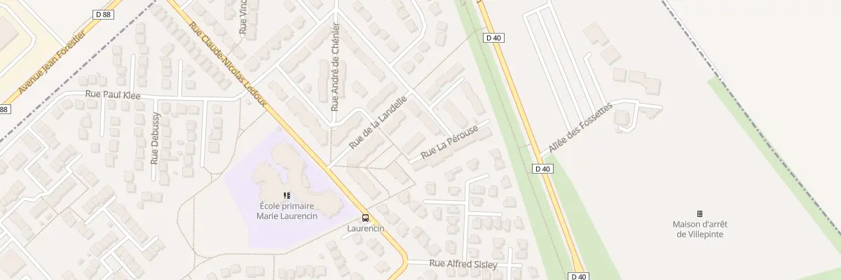 Plan du 48 Rue la Pérouse à Villepinte