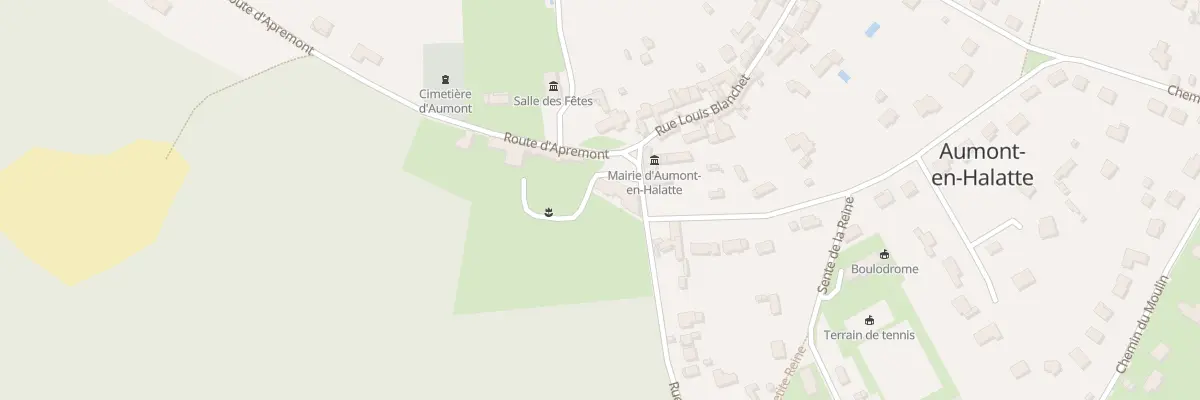 Plan du 2 Rue Henri Dupriez à Aumont-en-Halatte