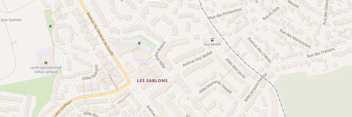 Plan du 3 Av Guy Mollet à Sevran
