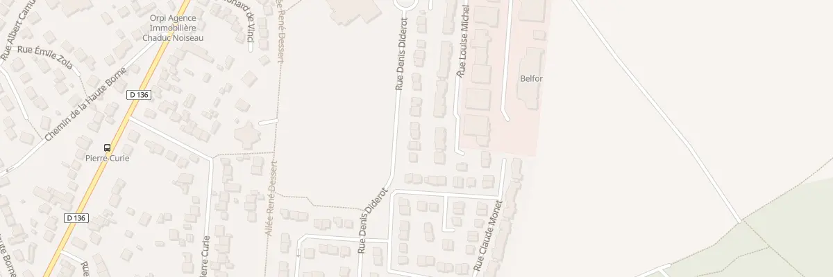 Plan du 21 Rue Denis Diderot à Noiseau