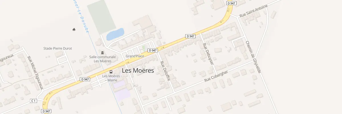 Plan du 59 Rue Nationale Les Moeres à Ghyvelde