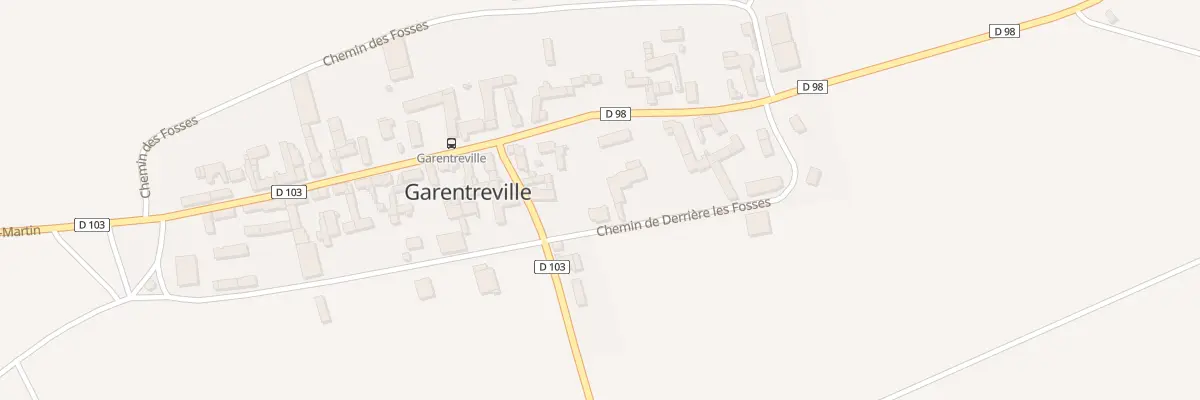 Plan du 9 Che de Derriére les Fossés à Garentreville