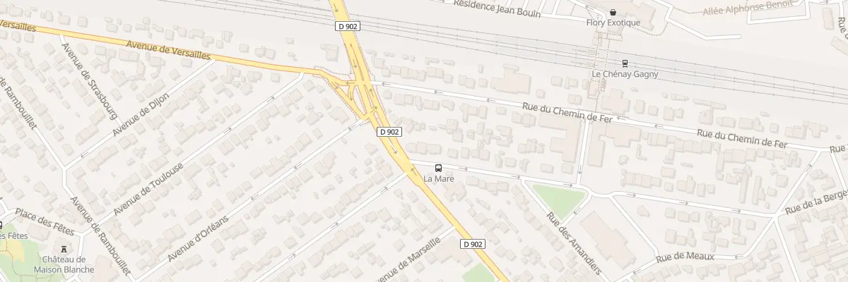 Plan du 70 Rue de la Mare à Gagny