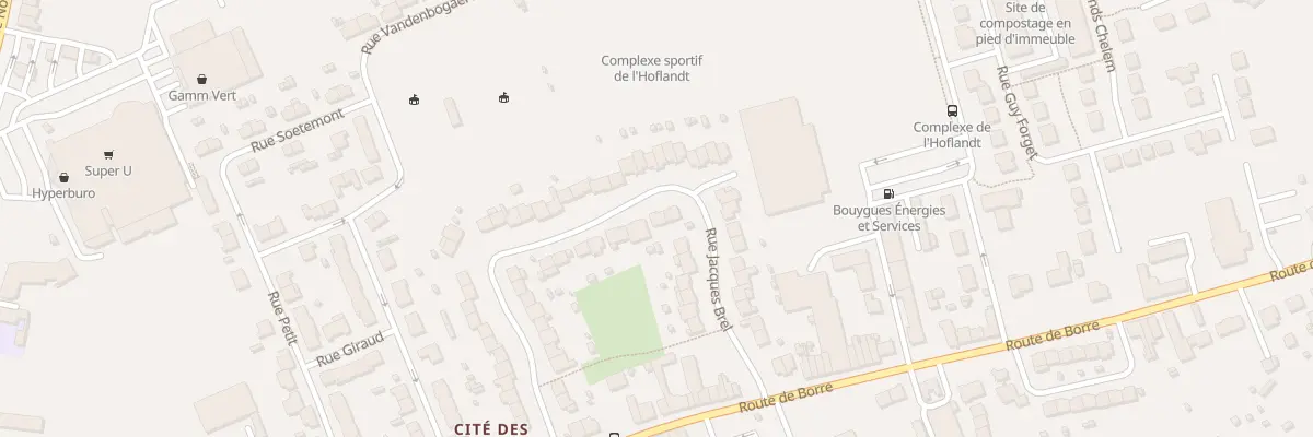 Plan du 34 Rue Jacques Brel à Hazebrouck