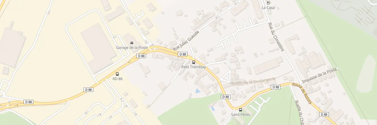 Plan du 51 Rte de Roissy à Tremblay-en-France
