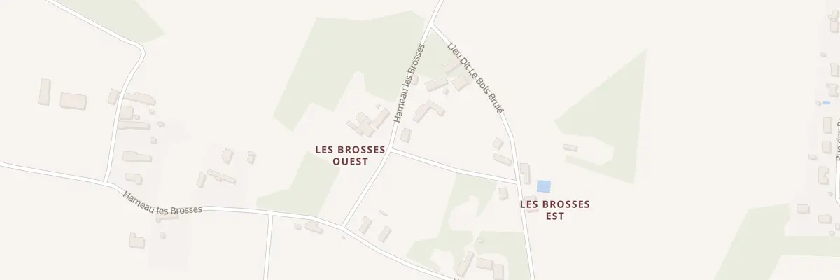 Plan du 11 Les Brosses Est à Villemoutiers