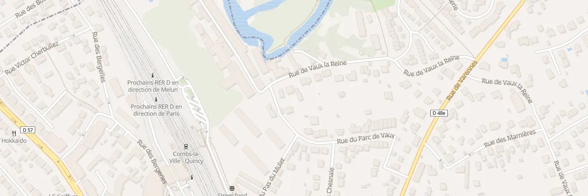 Plan du 79 Rue de Vaux la Reine à Combs-la-Ville