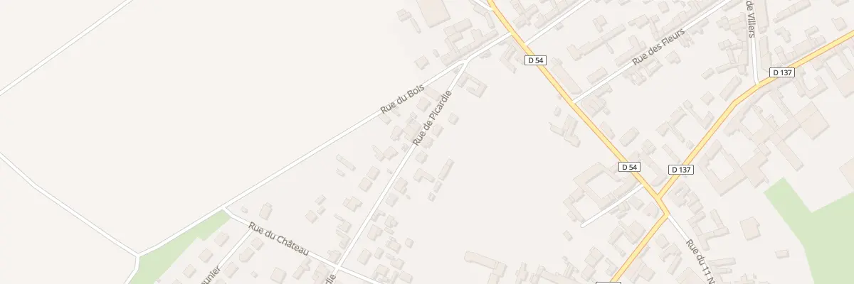 Plan du 15 Rue de Picardie au Plessier-Rozainvillers