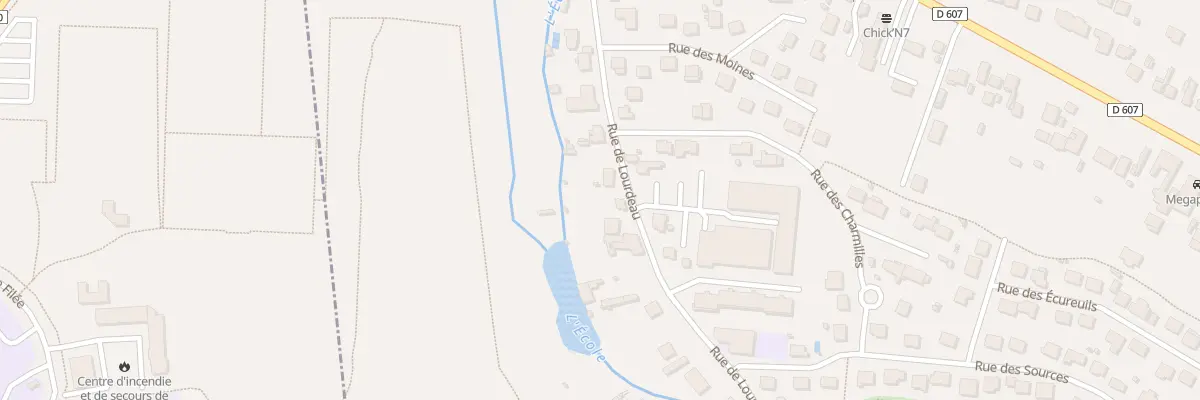 Plan du 15 Rue de Lourdeau à Pringy