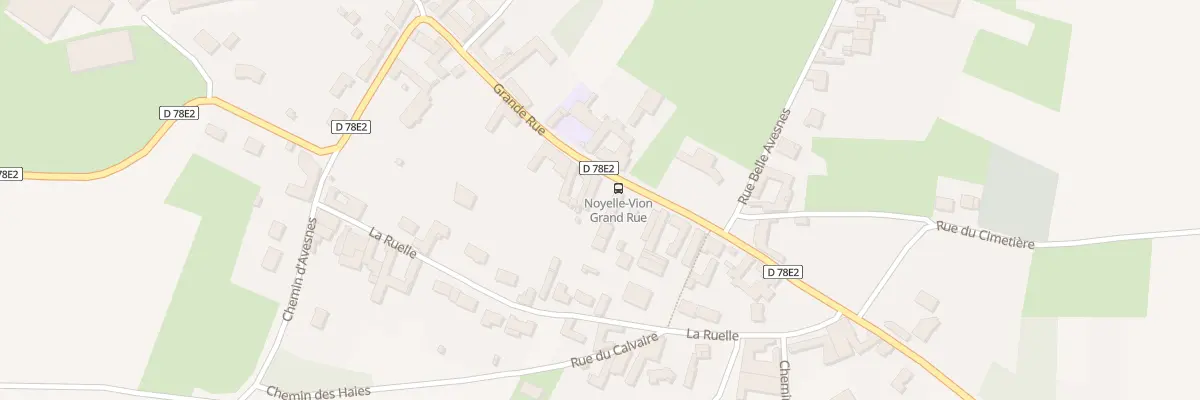 Plan du 7 Gr Grande Rue à Noyelle-Vion