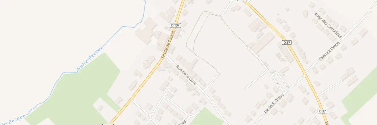 Plan du 45 Rue de la Gare à Winnezeele