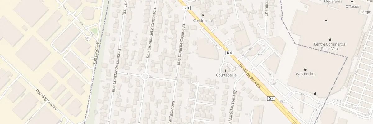 Plan du 15 Rue Danielle Casanova à Ormesson-sur-Marne