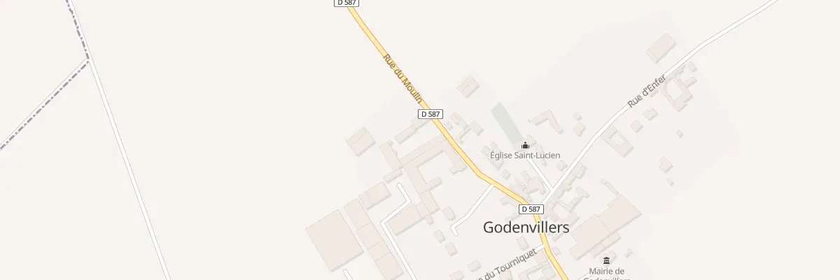 Plan du 52 Rue du Moulin à Godenvillers
