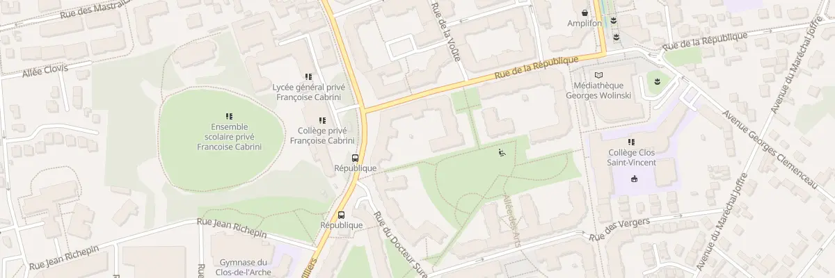 Plan du 12 Rue de la République à Noisy-le-Grand
