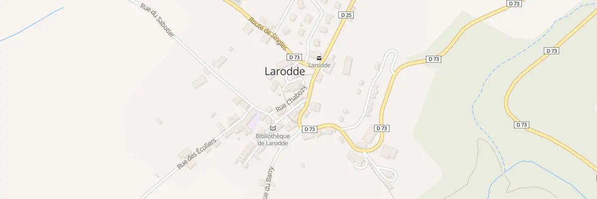 Plan du 5352 Le Bourg à Larodde