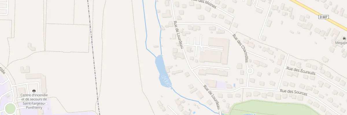 Plan du 19 Rue de Lourdeau à Pringy