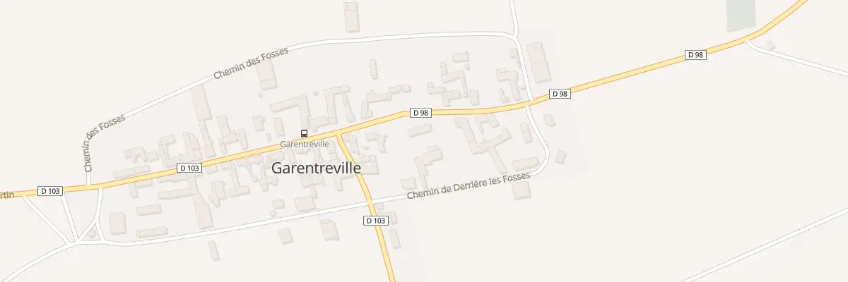 Plan du 5 Che de Derriére les Fossés à Garentreville