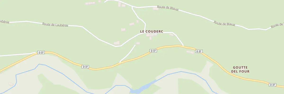 Plan du 5055 Le Couderc à Saint-Paul-de-Salers