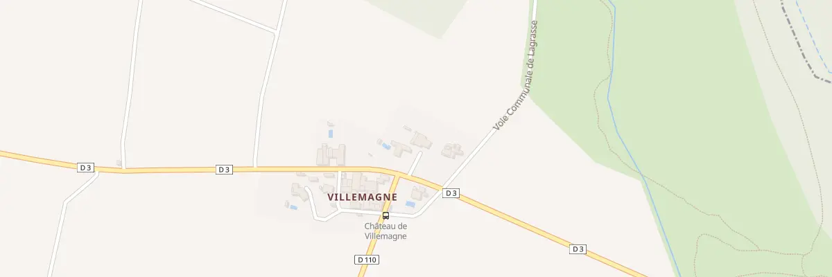 Plan du 336 Villemagne à Lagrasse