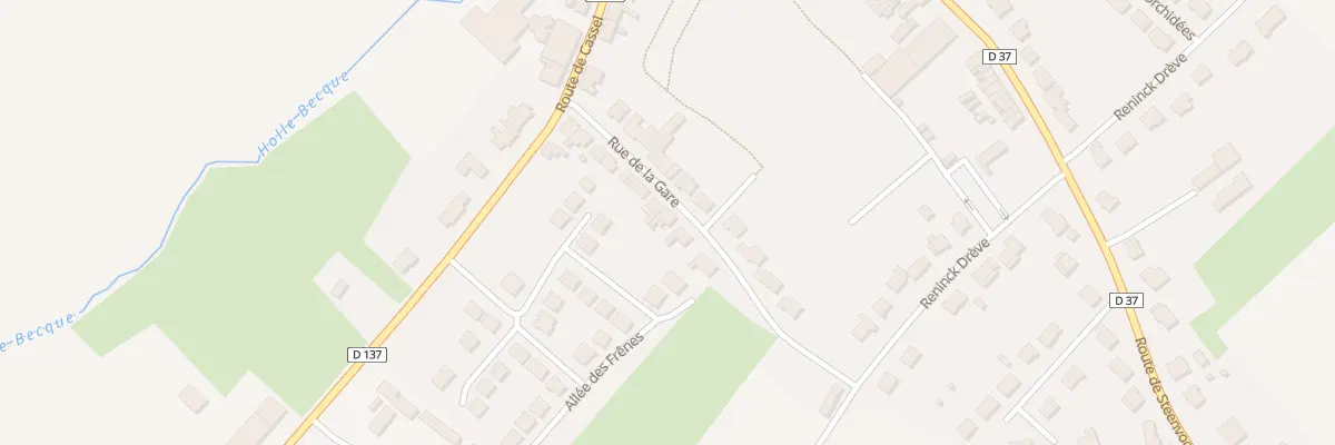 Plan du 102 Rue de la Gare à Winnezeele